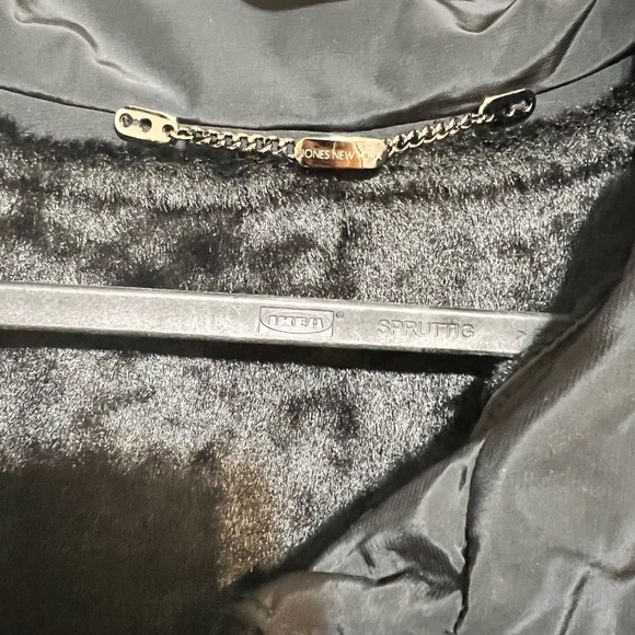 JONES NEW YORK Trench Coat Size M reversible from winter to fall - Picture 14 of 14